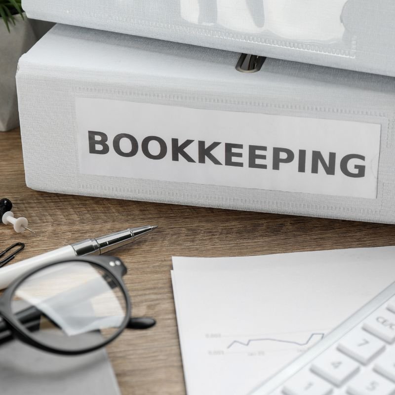 Bookkeeping records and financial documents for catch-up bookkeeping services