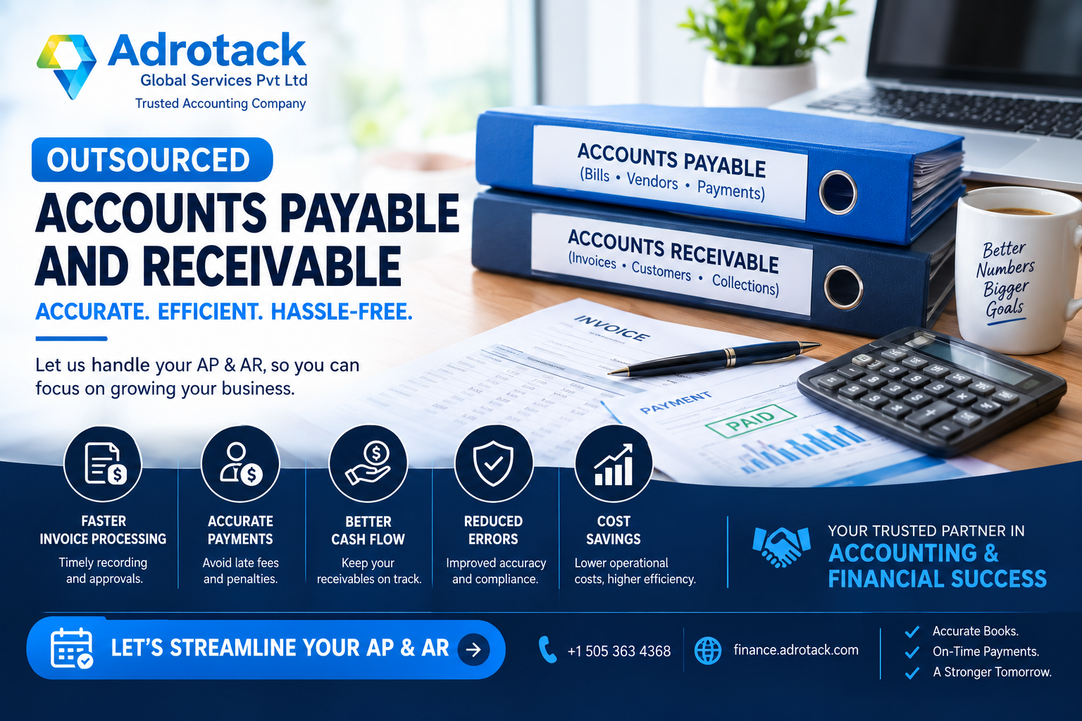 Business owner reviewing accounts payable and receivable reports on a laptop